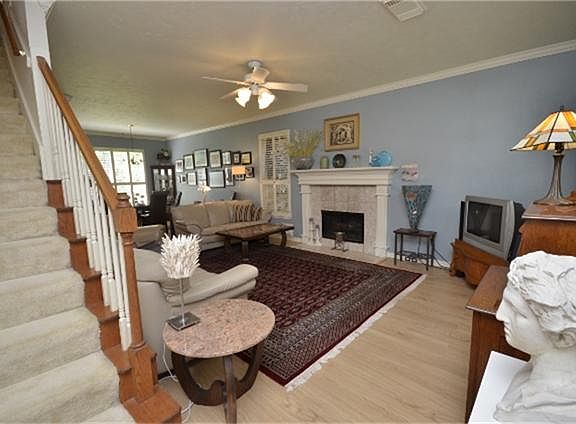 Inviting entry leads you directly to the family room