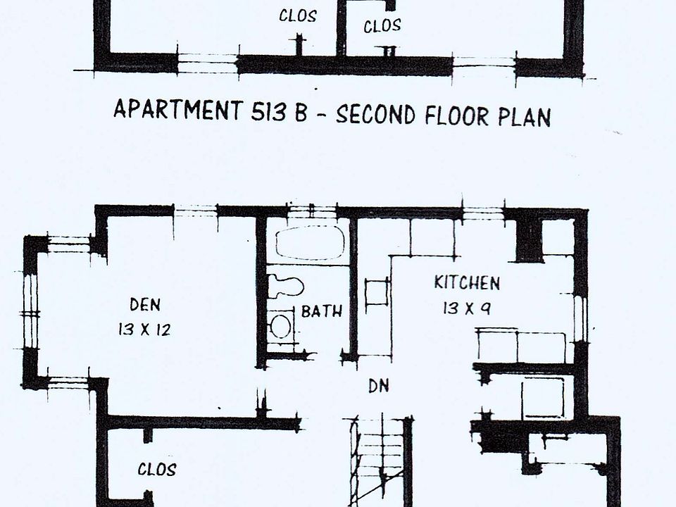 Floor plan of the unit.