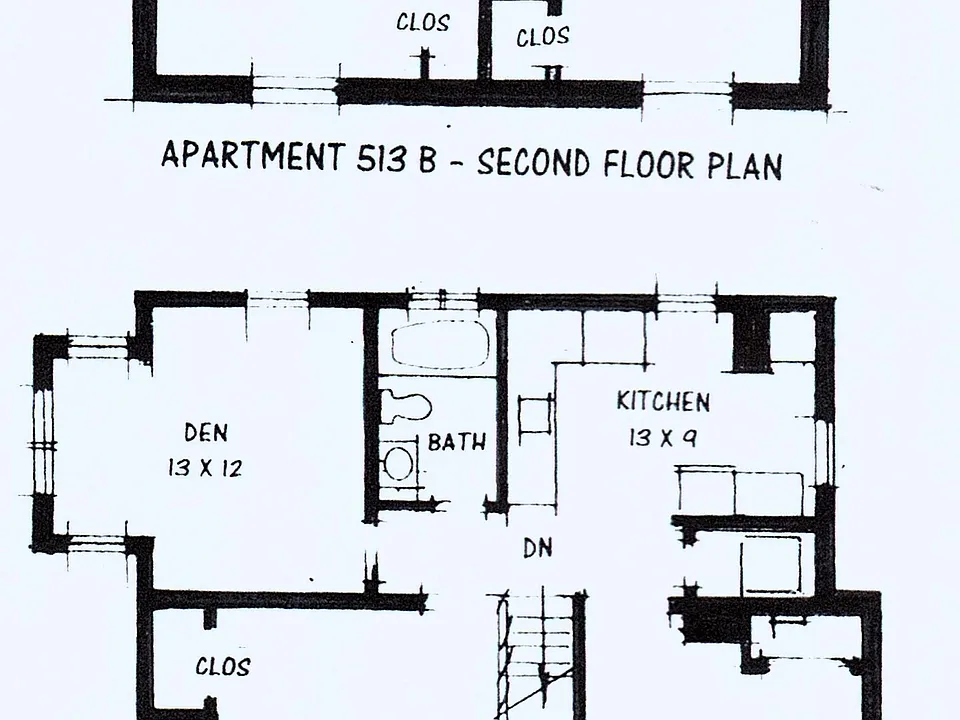 Floor plan of the unit.
