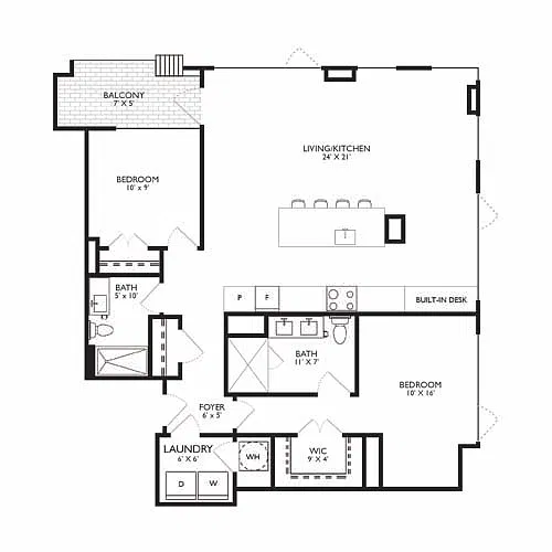 Floor plan Royale 2F20