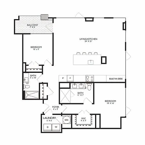 Floor plan Royale 2F20