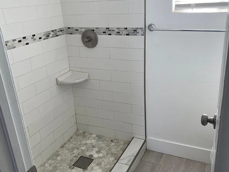 Attached small unit bathroom