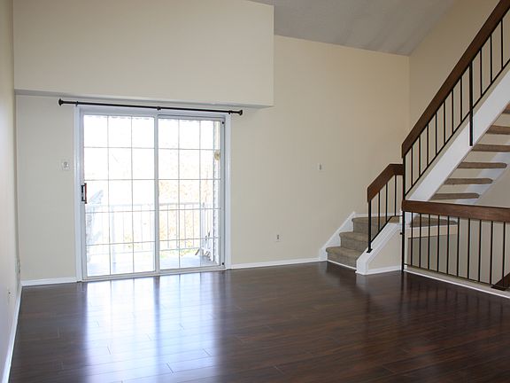 Living room with sliding doors to balcony