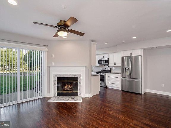 Living room and kitchen