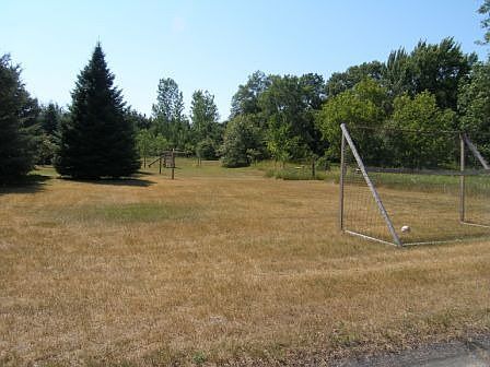 Huge play yard!  It is like having your own park!