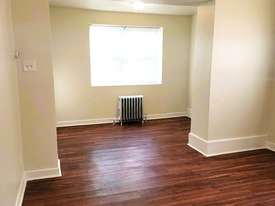 Living room with view of entry way