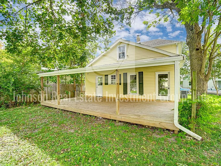 Absolutely huge covered deck _ a great place to relax outdoors.