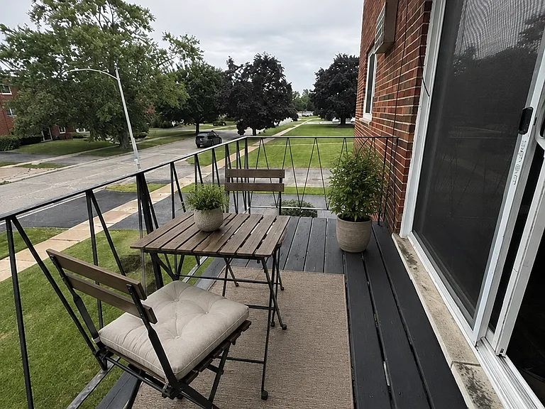 Second Floor Balcony