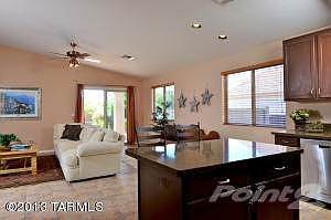 Nice island looking toward family room
