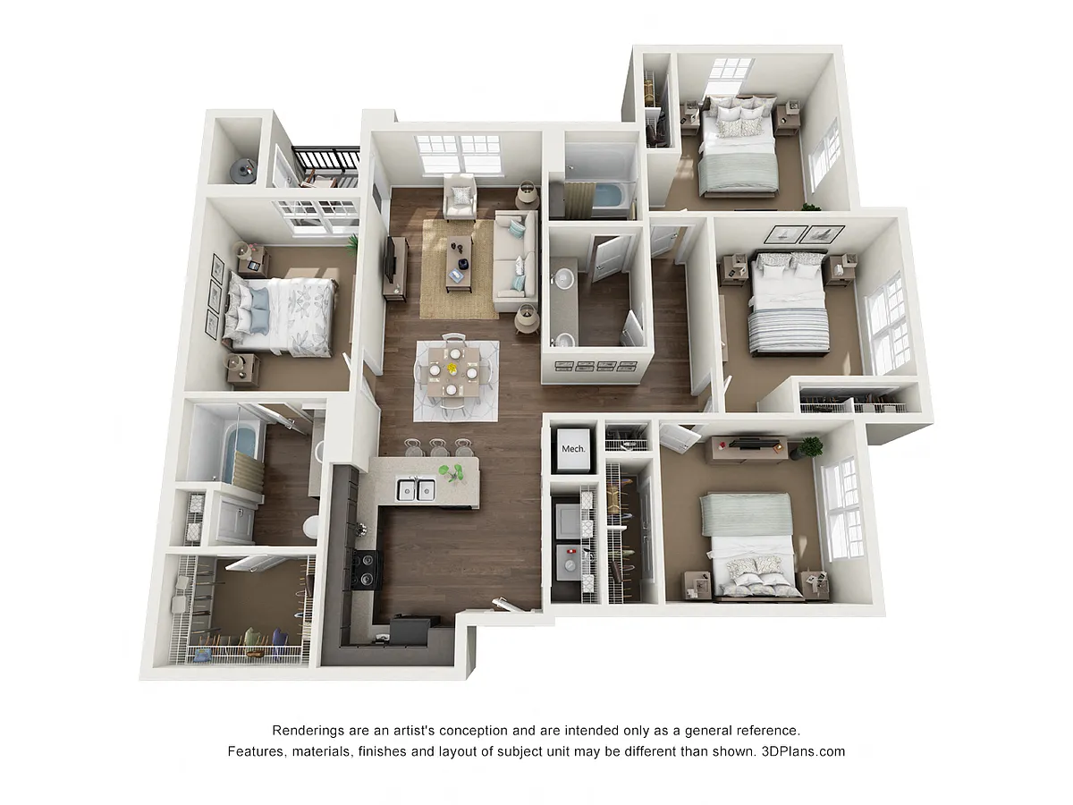 Floor plan D1