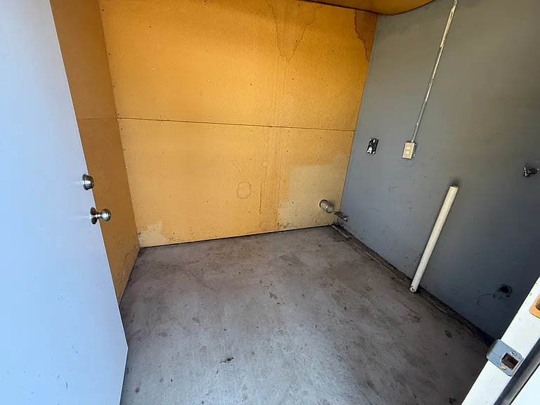 Outside Enclosed Laundry room