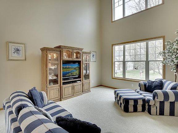 Two stories of light flowing into the living room