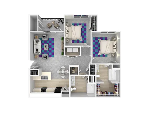 Floor plan 2 X 2