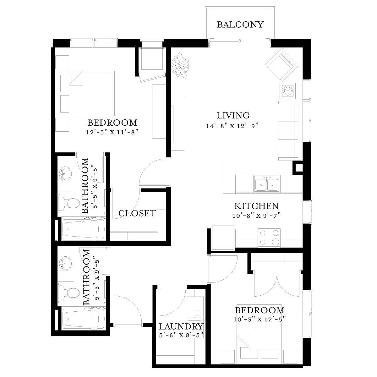 Floor plan The Fence Line