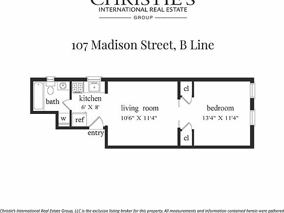 2nd image of 107 Madison St APT 1B