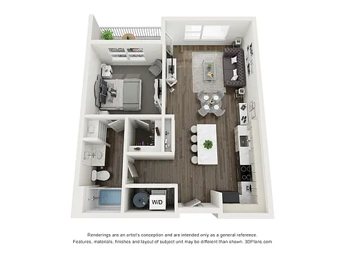 Floor plan 1B1