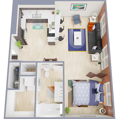 Floor plan Ovation Studio