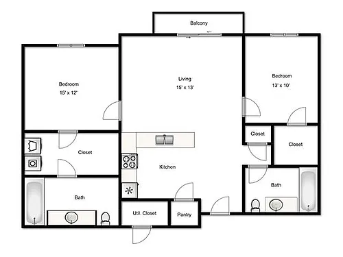 Floor plan Townsend