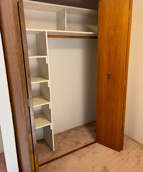 closet to left when you walk in