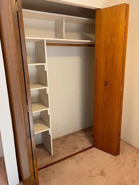 closet to left when you walk in