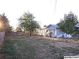 Large backyard