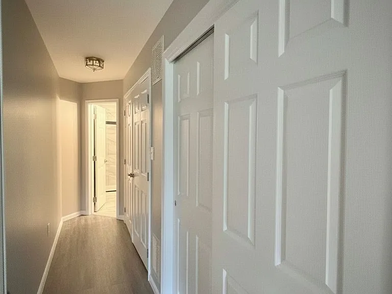 First floor laundry with Storage /closet and new LVT flooring