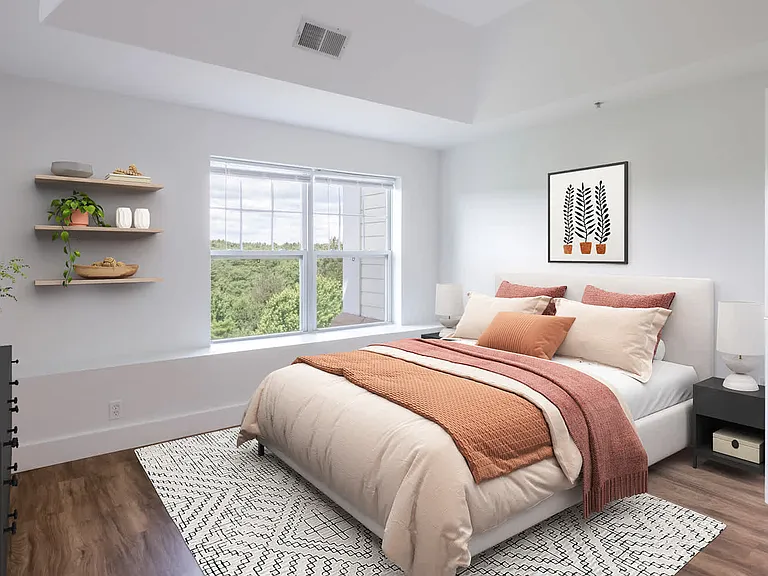 Bedroom with Hard Surface Flooring
