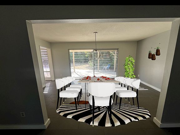 Dining room (with staged furniture)