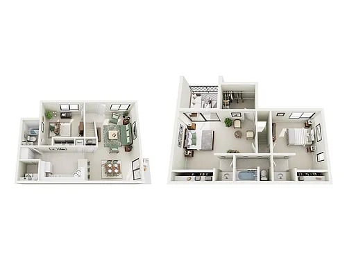 Floor plan 3 BED 2 BATH