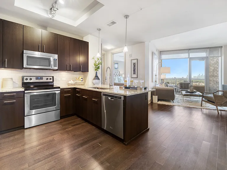 Chef-inspired kitchens with open-concept living