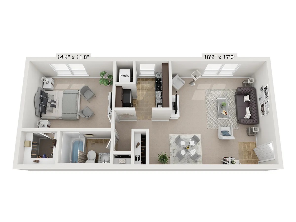 Floor plan 1/1