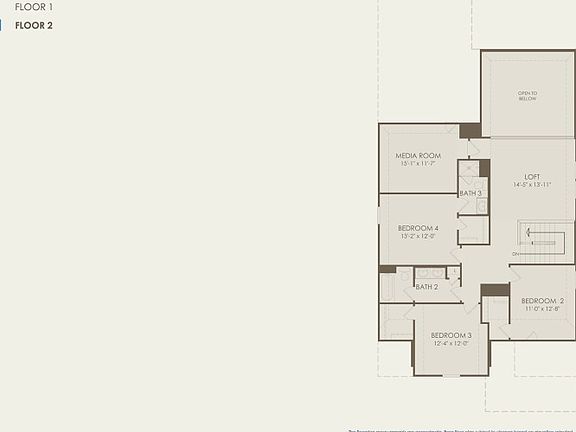 Riverdale Floor Plan, Quick Move-In Home, Floor 2
