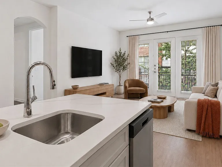 Open-concept living spaces