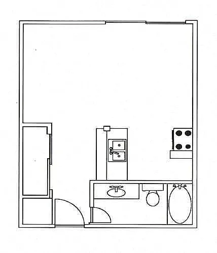 Floor plan Studio
