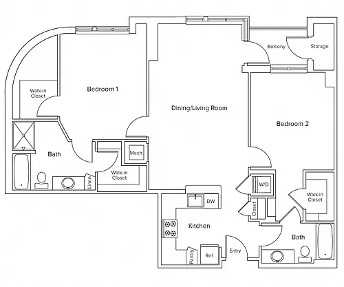 Floor plan B15