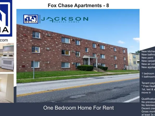 Fox Chase Apartments, 910 Fox Chase Rd #8, Jenkintown, PA 19046