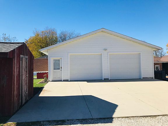 back garage; double deep