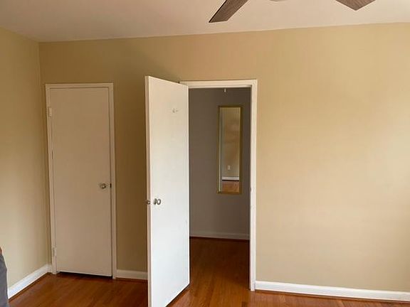 Bedroom with walk in closet and second closet