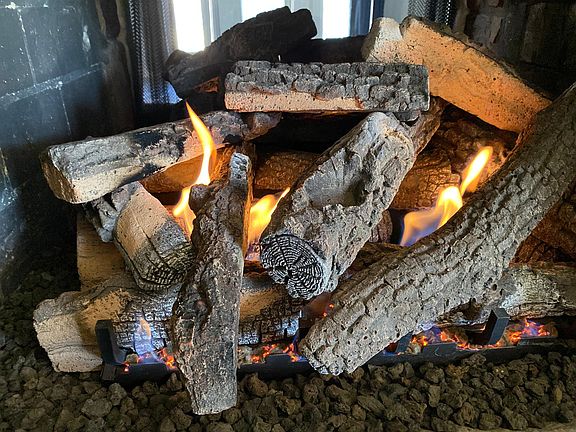 Double sided Fireplace