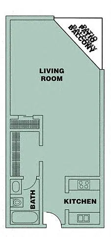 Floor plan Studio