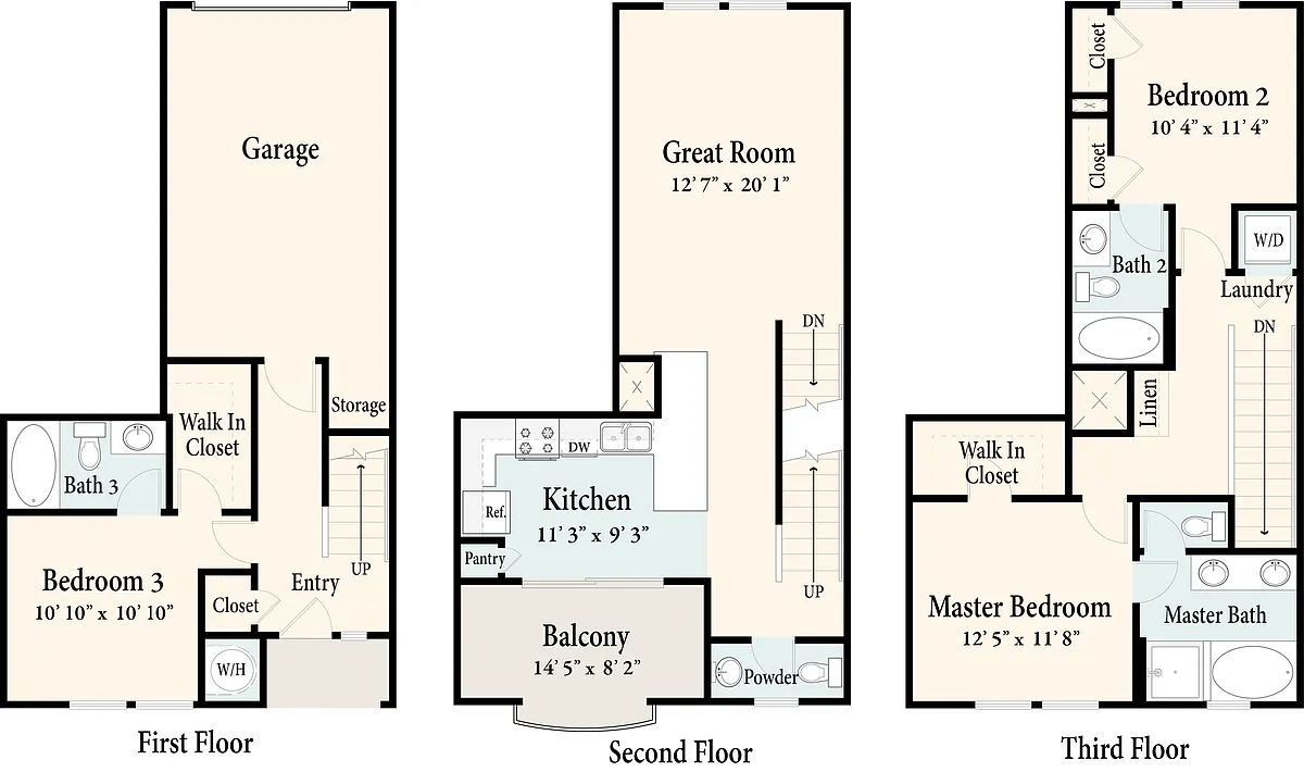 Floor plan Garden - 1632 sf
