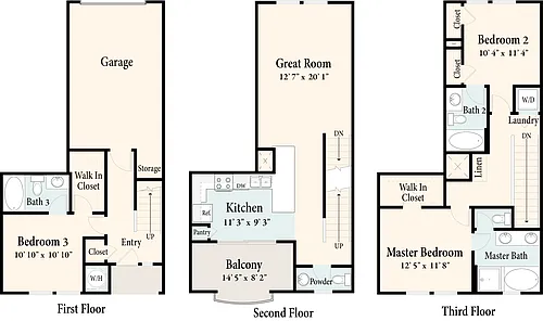 Floor plan Garden - 1632 sf