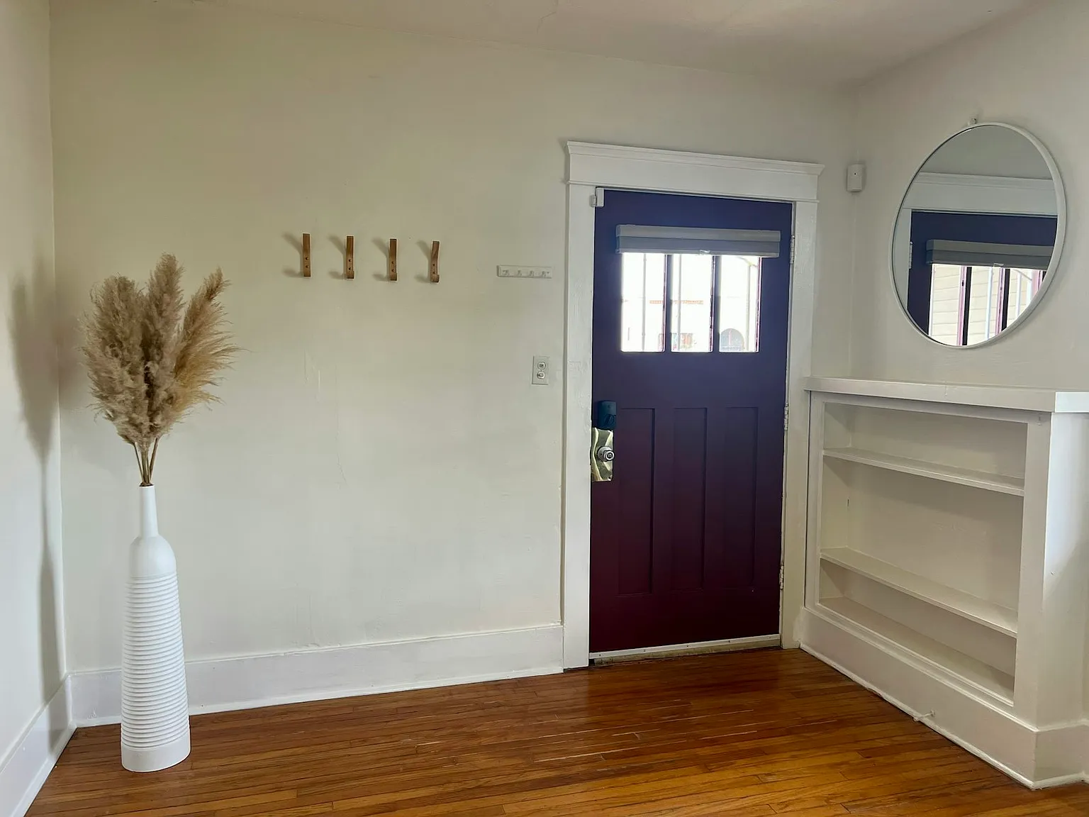 Front entry to living room