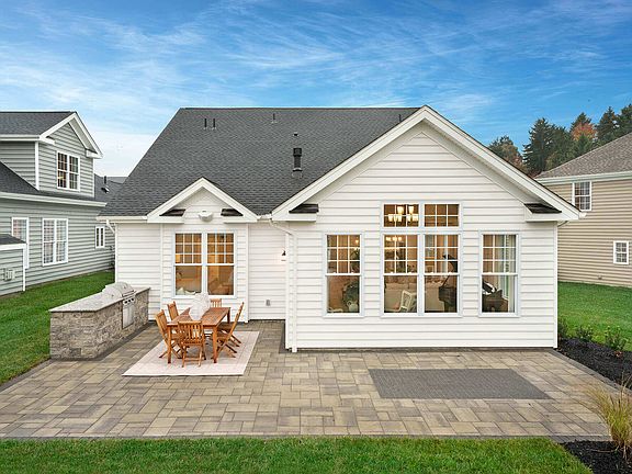 The Betsy Ross Model Rear Elevation