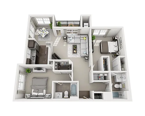 Floor plan Buchman (B2D)