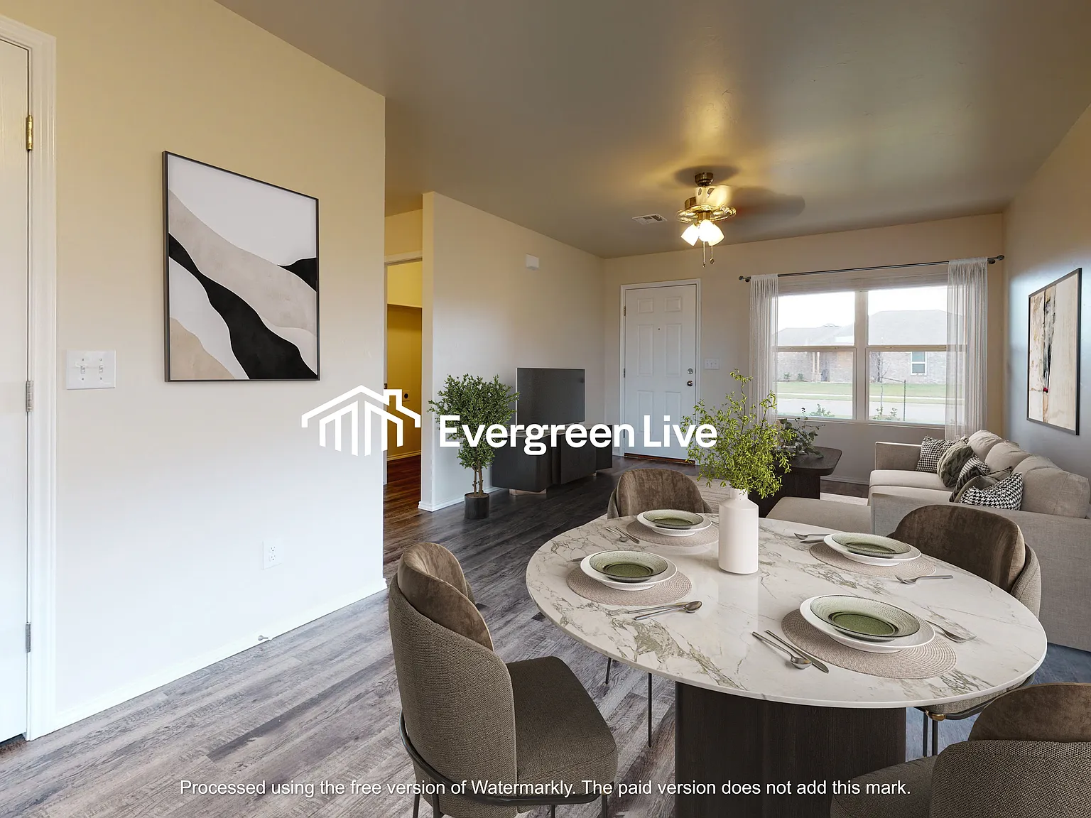 3 bed, 2.0 bath, 1068 sqft, $1,070 — Photo 3