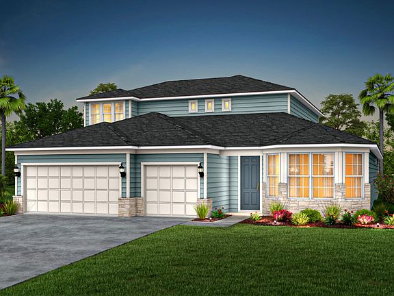 Traditional Elevation TD2 with Stone