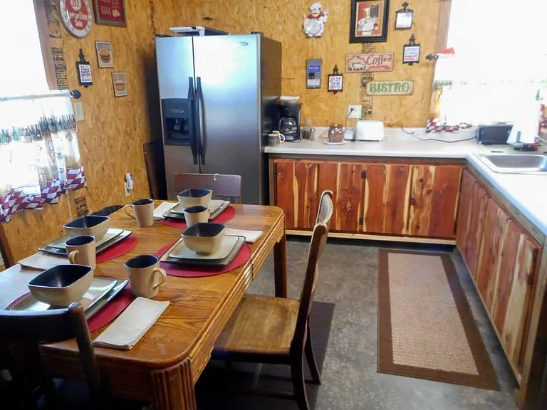 Fully furnished kitchenette