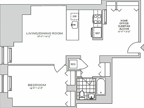 2nd image of 70 Pine St APT 1704