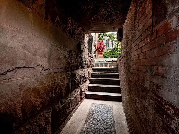 Steps from apartment